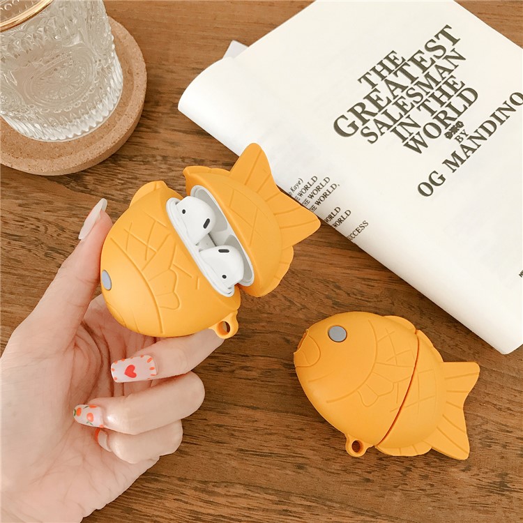 Cartoon Silicone Case for Apple AirPods with Wireless Charging Case (2019) /with Charging Case (2019)(2016) - Style H-1