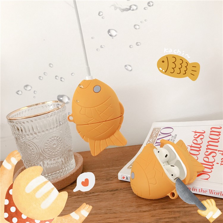 Cartoon Silicone Case for Apple AirPods with Wireless Charging Case (2019) /with Charging Case (2019)(2016) - Style H-5