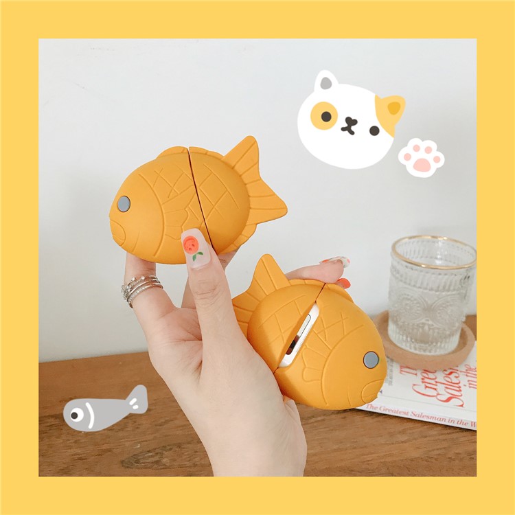 Cartoon Silicone Case for Apple AirPods with Wireless Charging Case (2019) /with Charging Case (2019)(2016) - Style H-6