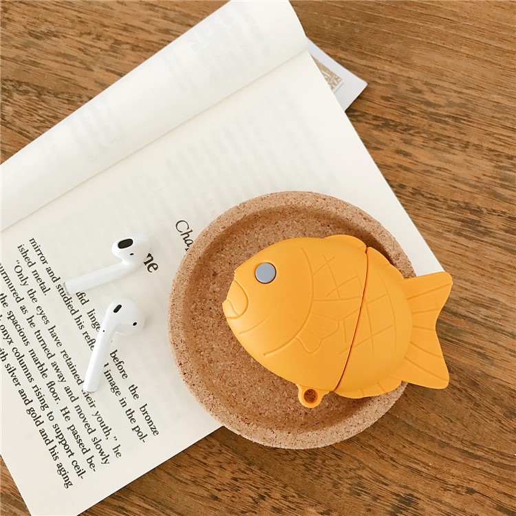 Cartoon Silicone Case for Apple AirPods with Wireless Charging Case (2019) /with Charging Case (2019)(2016) - Style H-9