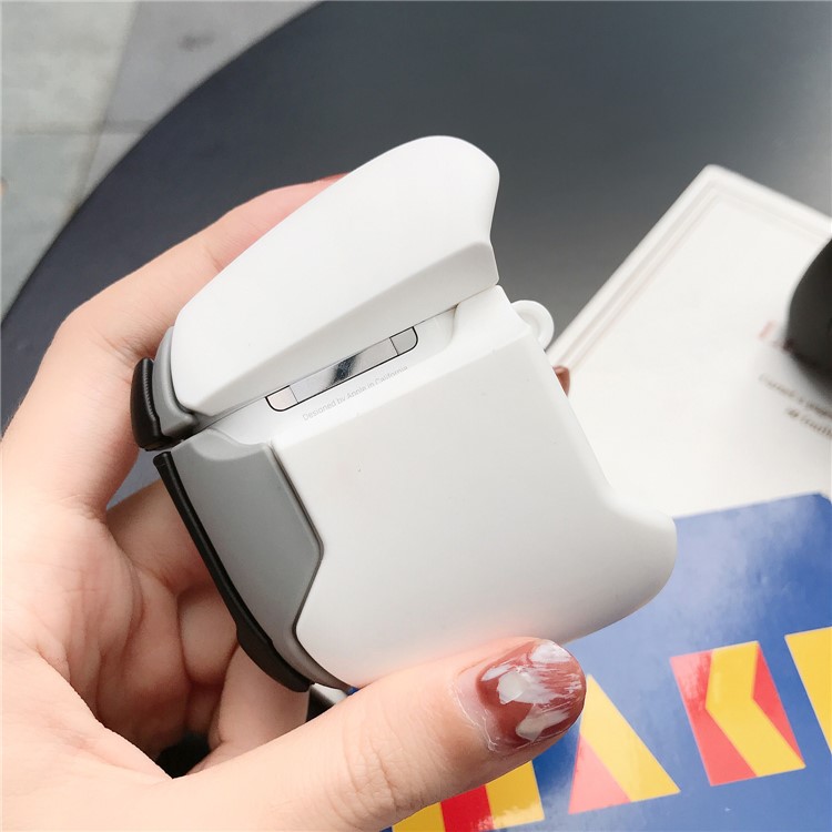 Silicone Xbox Handle Headphone Case for Apple AirPods with Charging Case (2019)/(2016)/Wireless Charging Case (2019) - White-5