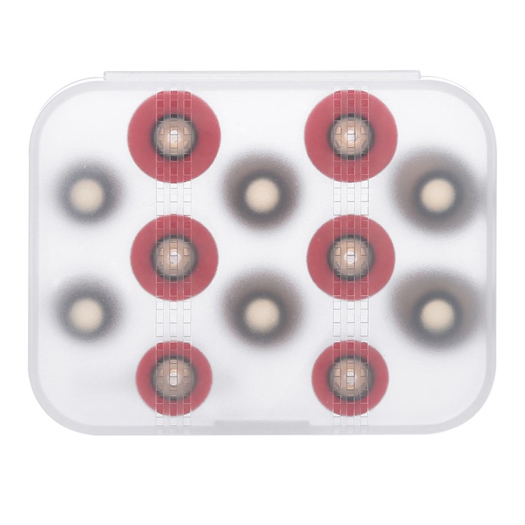6 Pairs NEW BEE Memory Foam Earbuds and Silicone Ear Tips for Most In-ear 4.0~5.5mm Earphones-10
