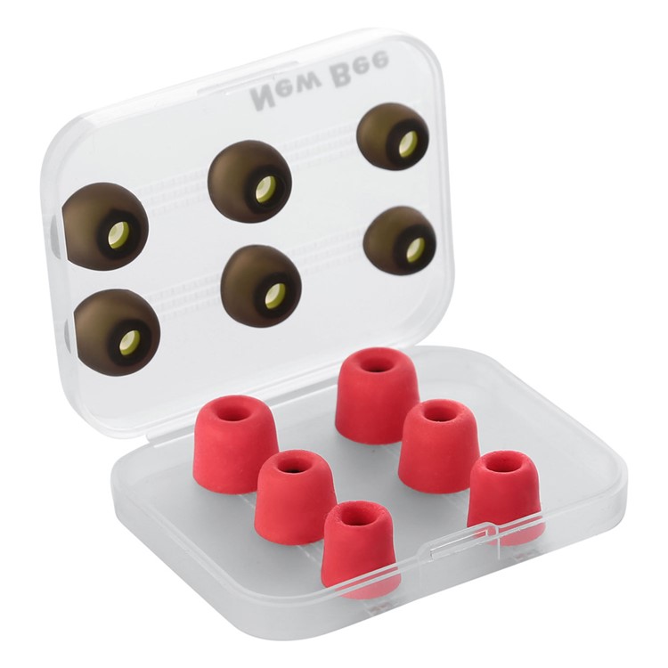 6 Pairs NEW BEE Memory Foam Earbuds and Silicone Ear Tips for Most In-ear 4.0~5.5mm Earphones-7
