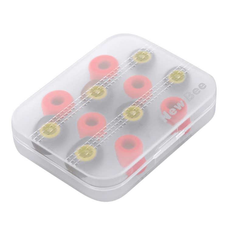 6 Pairs NEW BEE Memory Foam Earbuds and Silicone Ear Tips for Most In-ear 4.0~5.5mm Earphones-8