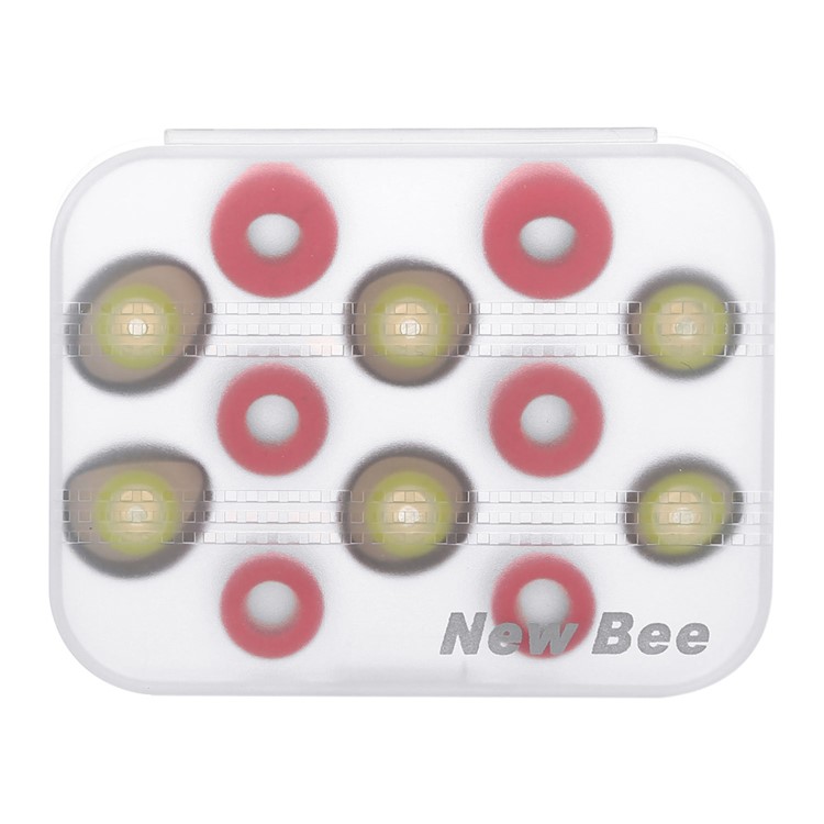 6 Pairs NEW BEE Memory Foam Earbuds and Silicone Ear Tips for Most In-ear 4.0~5.5mm Earphones-9