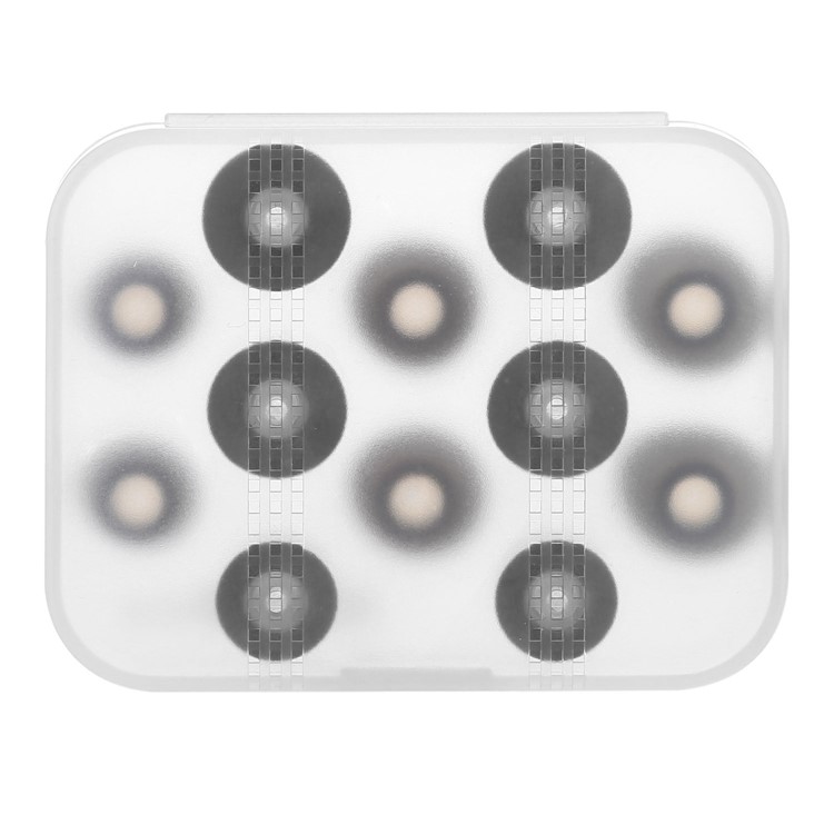 6 Pairs NEW BEE Memory Foam Earbuds (Grey) and Silicone Ear Tips (Black) for Most In-ear 4.0~5.5mm Earphones-15