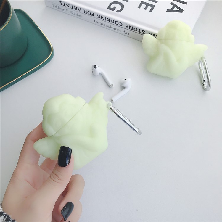 Luminous Angel Silicone Protective Cover for Apple AirPods with Charging Case (2016)/(2019)-2