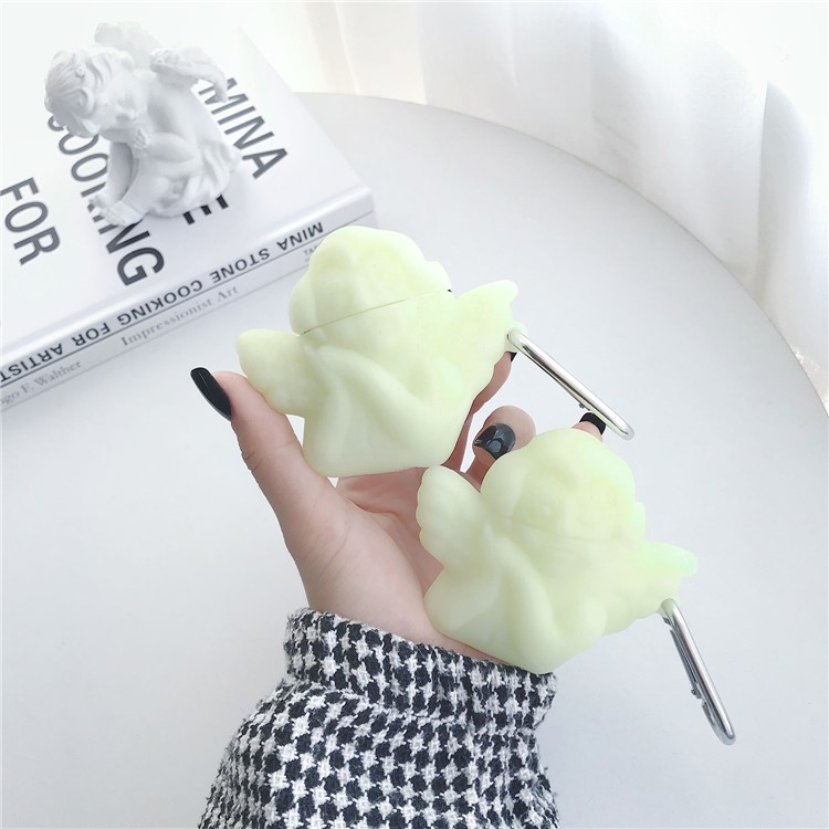 Luminous Angel Silicone Protective Cover for Apple AirPods with Charging Case (2016)/(2019)-3