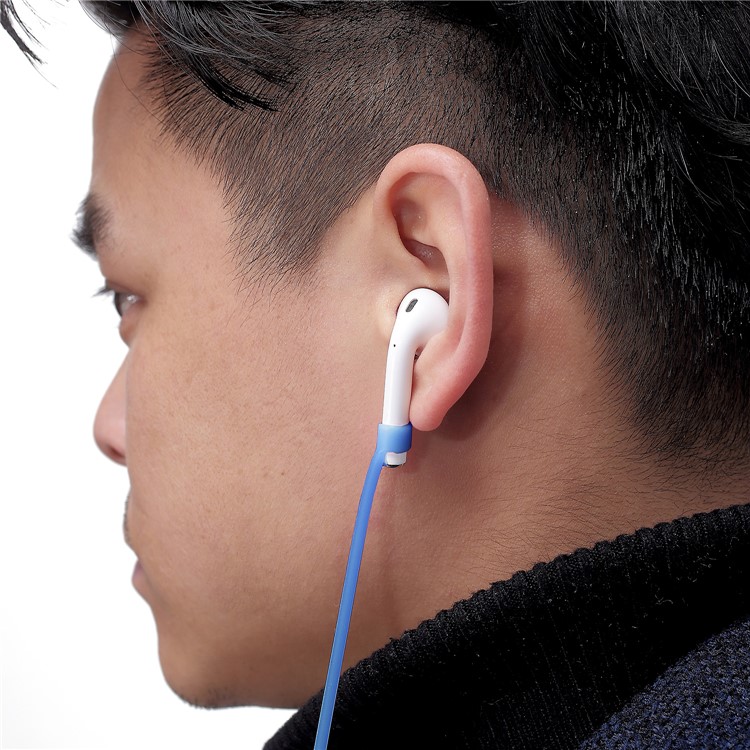 Alça De Fones De Ouvido Luminosa Cabo De Cabo Anti-perdido Para Iphone 7 / 7 Mais Airpods - Azul Escuro-6