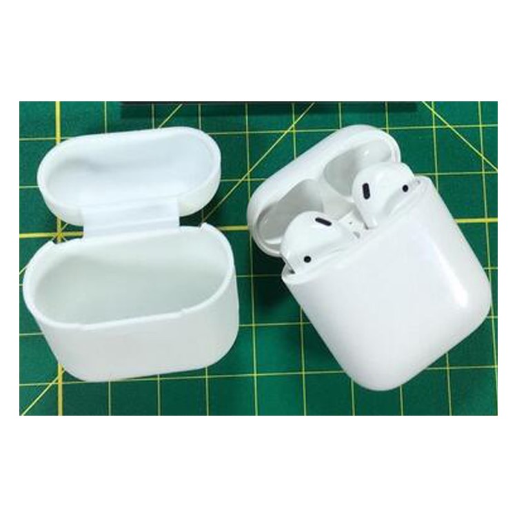 Shock-proof Silicone Protective Cover for Apple AirPods Charging Case - White-10