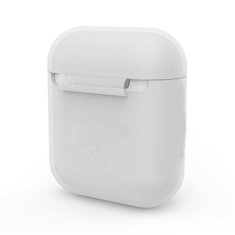 Shock-proof Silicone Protective Cover for Apple AirPods Charging Case - White-6