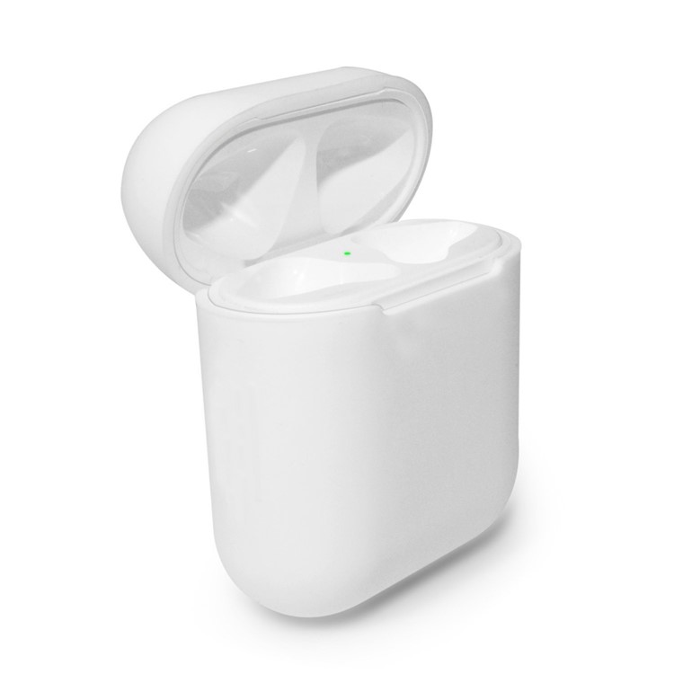 Shock-proof Silicone Protective Cover for Apple AirPods Charging Case - White-8