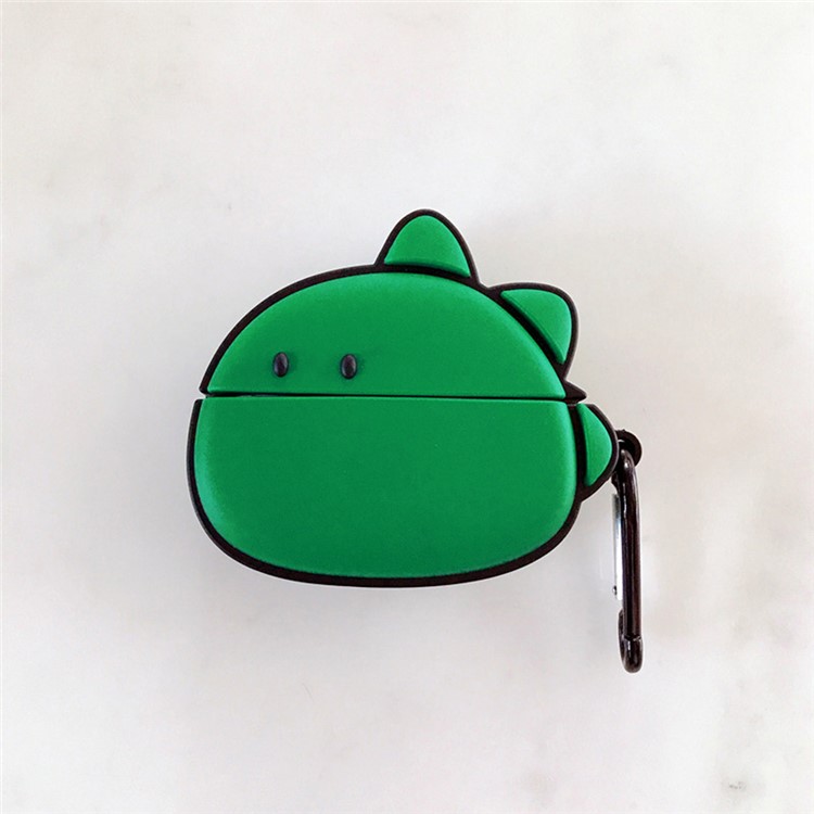 

Catoon Shape Silicone Case with Hook for Apple AirPods Pro - Green Whale, AirPods Pro
