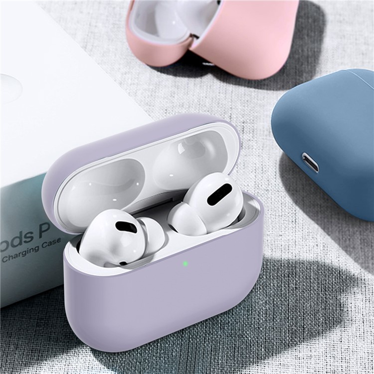 In Silicone Ultra-sottile Airpods Copertura Protettiva Per Apple Airpods Pro - Viola-6