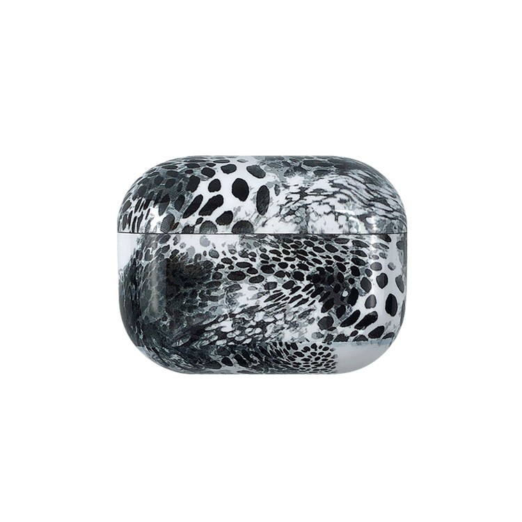 Water Transfer Printing Leopard Pattern TPU Case for Apple AirPods Pro - Style A
