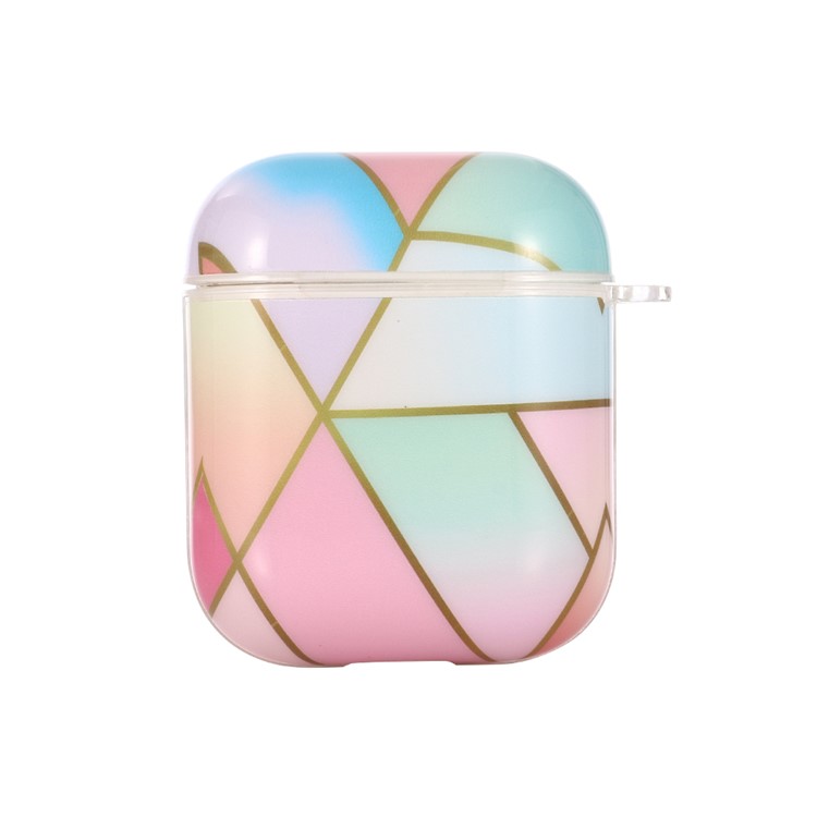 Marble Pattern PC Case for Apple AirPods with Wireless Charging Case (2019) / AirPods with Charging Case (2019)/(2016) - Style A-1