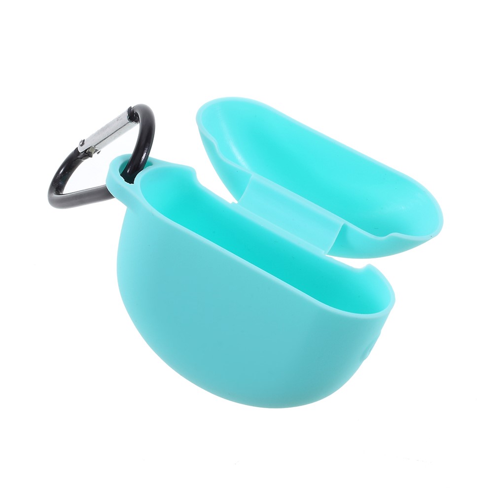 Cubierta Protectora De Silicone Airpods Con Hebilla Para Huawei Freebuds 3 - Bebe Azul