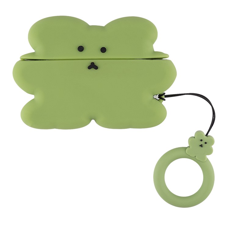 

Little Person Shape Thick Silicone Cover for AirPods Pro - Green, AirPods Pro