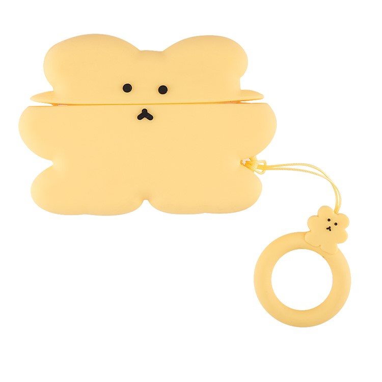 

Little Person Shape Thick Silicone Cover for AirPods Pro - Yellow, AirPods Pro