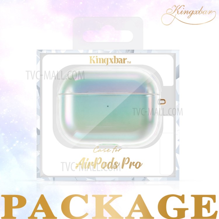 Caso Copertura Protettiva KINGXBAR Serie Nebulosa Per Apple Airpods Pro - Colore Aurora-10
