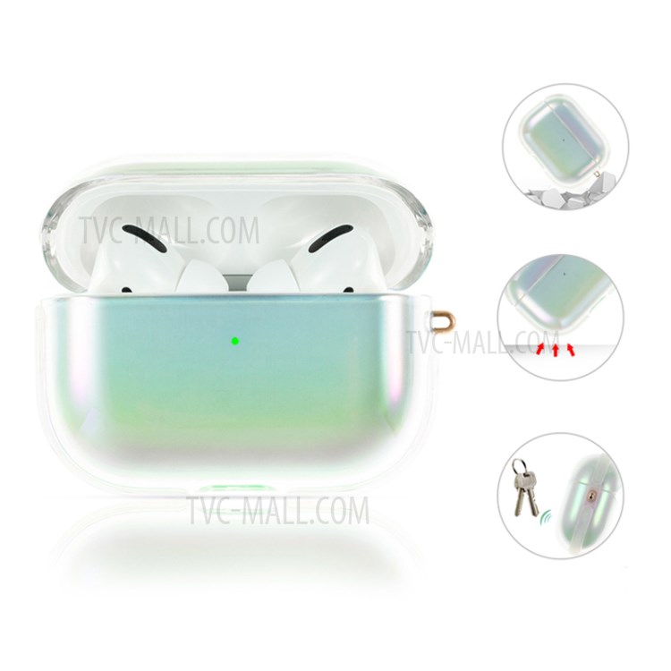 Caso Copertura Protettiva KINGXBAR Serie Nebulosa Per Apple Airpods Pro - Colore Aurora-3