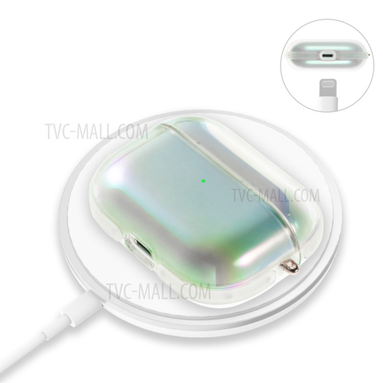 Caso Copertura Protettiva KINGXBAR Serie Nebulosa Per Apple Airpods Pro - Colore Aurora-4