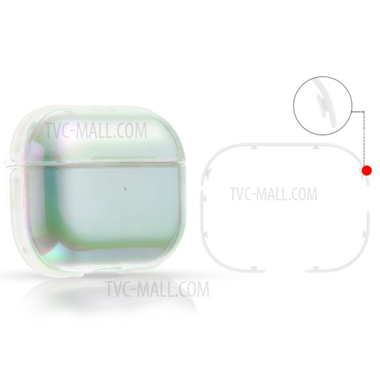 Caso Copertura Protettiva KINGXBAR Serie Nebulosa Per Apple Airpods Pro - Colore Aurora-5