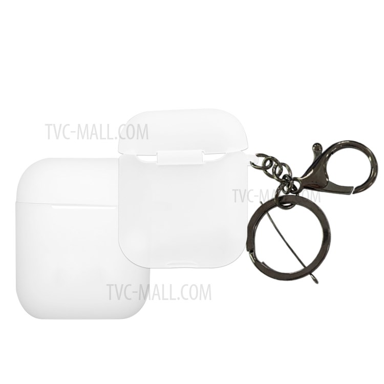 NXE TPU Con La Cáscara De Hebilla Para Airpods Manzana Con El Caso De Carga Inalámbrica (2019) / Airpods Con El Caso (2019) De Carga (2016) - Blanco-2