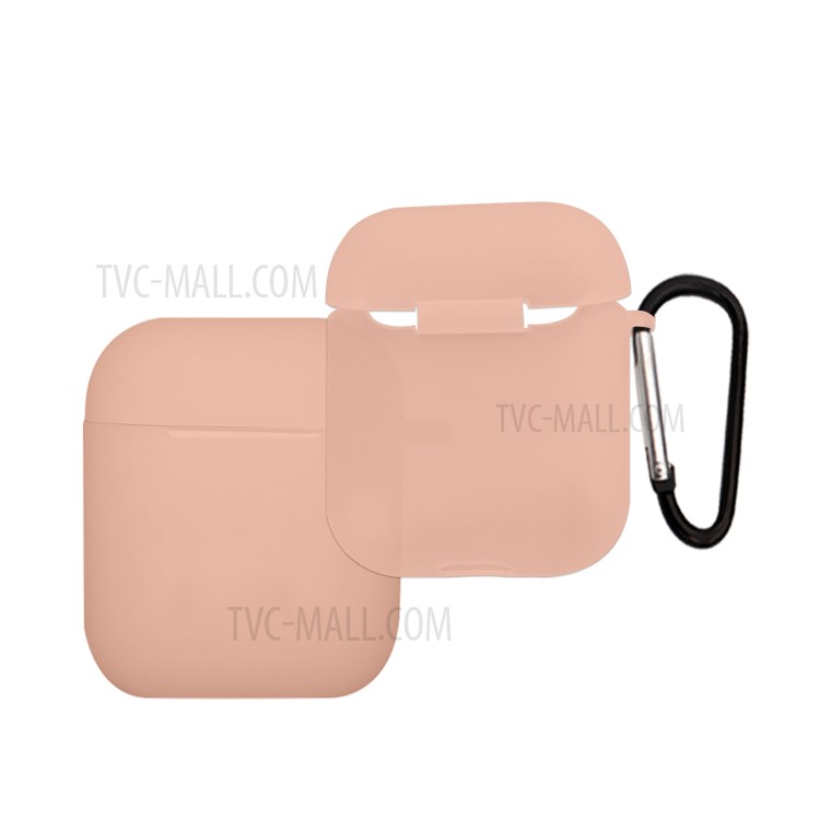 NXE TPU Con La Cáscara De Hebilla Para Airpods Manzana Con El Caso De Carga Inalámbrica (2019) / Airpods Con El Caso (2019) De Carga (2016) - Rosado-2