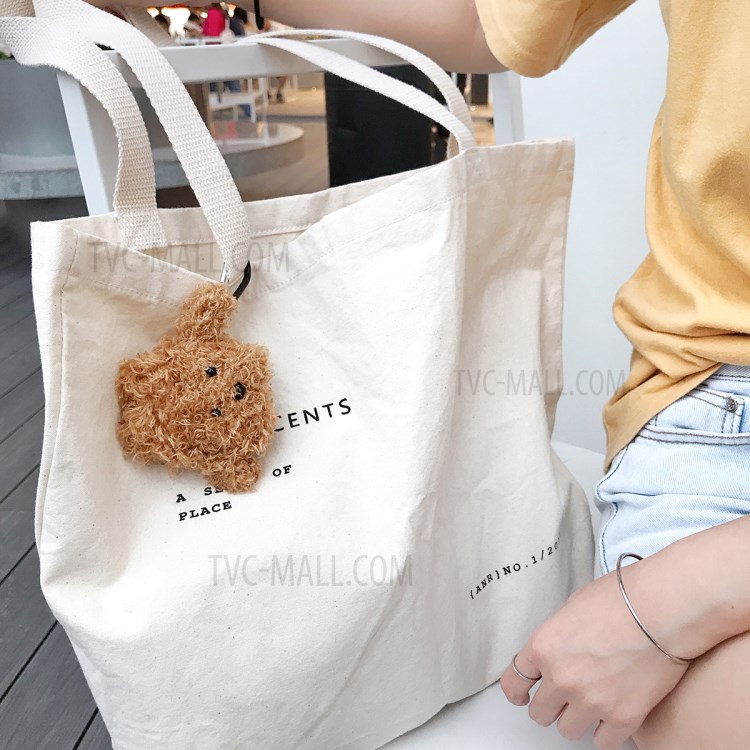 Plush Puppy Shaped Case for AirPods with Charging Case (2019)/(2016)/Wireless Charging Case (2019) - Dark Brown-11
