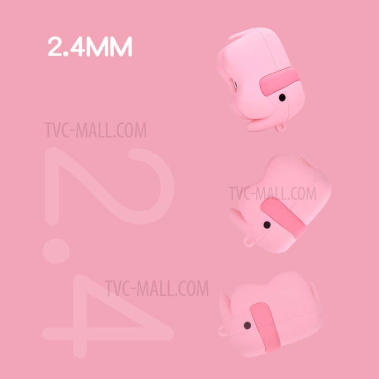 Creative Cartoon Design Silicone Earphone Charging Case Cover for Apple AirPods Pro - Pink-3