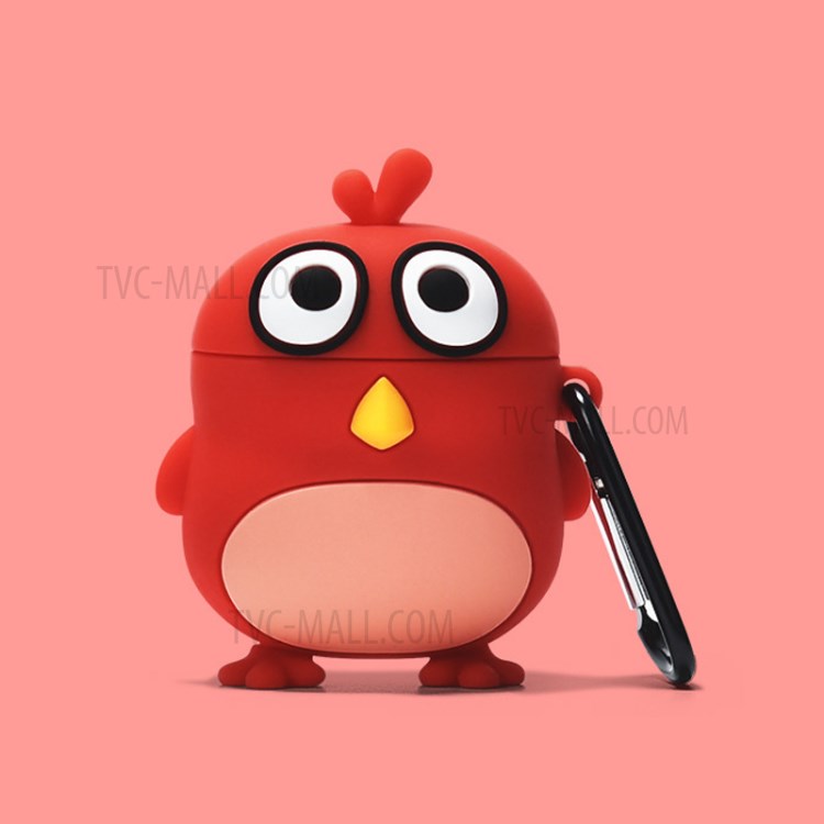 Cartoon Bird Shape Earhphone Charging Case Protective Cover for Apple AirPods with Charging Case (2016)/(2019)-1