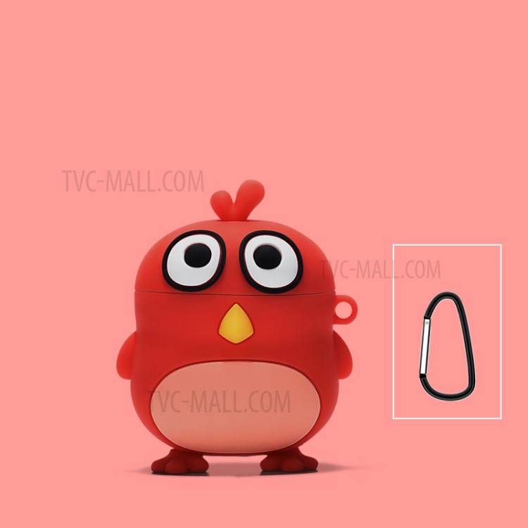 Cartoon Bird Shape Earhphone Charging Case Protective Cover for Apple AirPods with Charging Case (2016)/(2019)-2