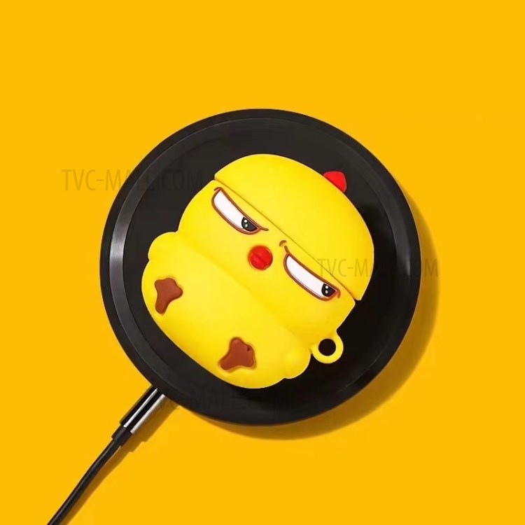 Cartoon Cut Chick Appearance Earphone Charging Case Protector Cover for Apple AirPods with Charging Case (2016)/Charging Case (2019)/Wireless Charging Case (2019)-8