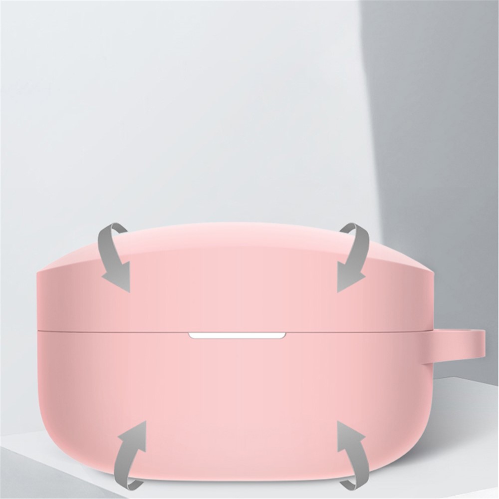 Soft Silicone Protective Case Wireless Bluetooth Earphone Dustproof Cover for Sony WF-1000XM4 - Pink-2