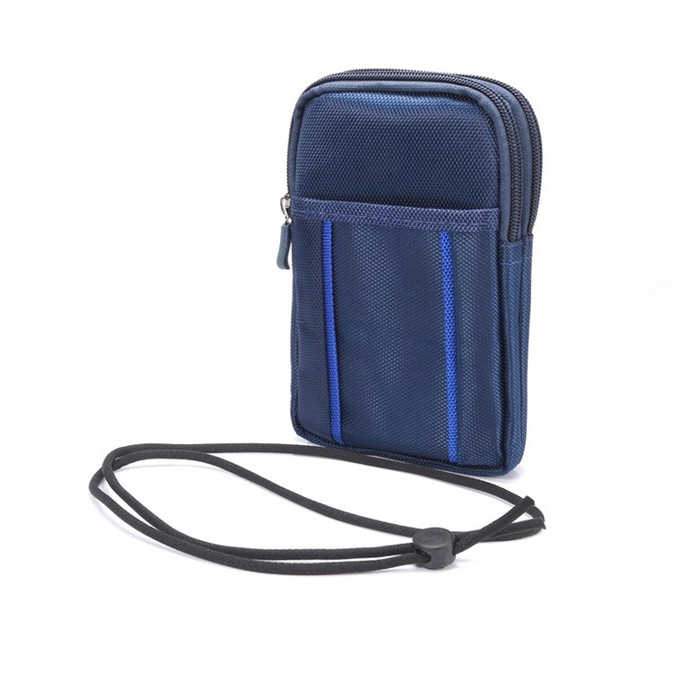 Marsupio alpinismo per iPhone 6 Plus / Samsung S6 / Nota 4 etc, Dimensioni: 17,5 x 11 x 2cm - Blu-5