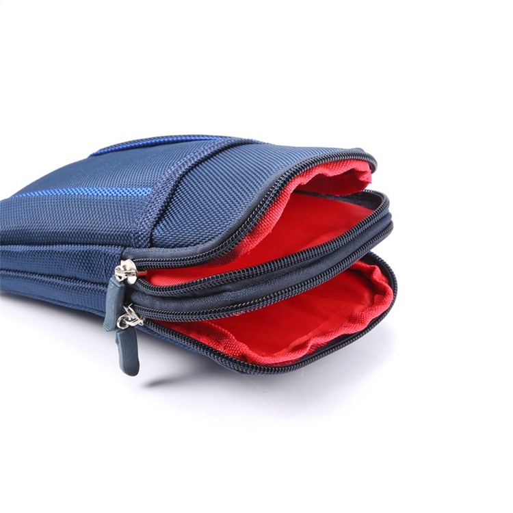 Marsupio alpinismo per iPhone 6 Plus / Samsung S6 / Nota 4 etc, Dimensioni: 17,5 x 11 x 2cm - Blu-8