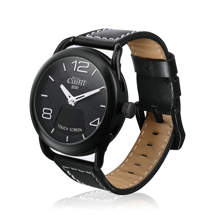 

CAREFIT PLUS Z18 Traditional Quartz Movement + Sports Smart Watch with Air Touch - Black