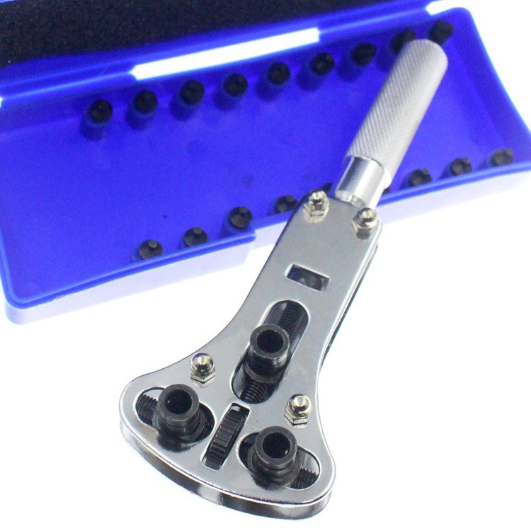 Adjustable Chrome-vanadium Steel Watch Case Opener Remover Repair Tool-5