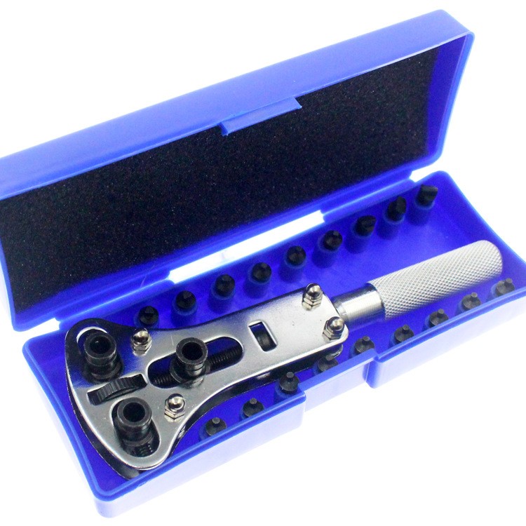 Adjustable Chrome-vanadium Steel Watch Case Opener Remover Repair Tool-7
