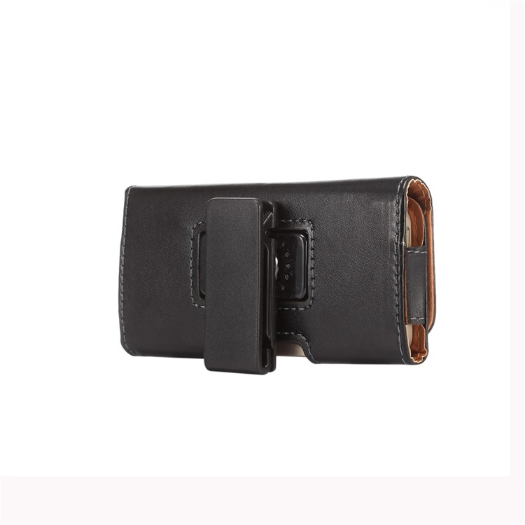 Universal Swivel Clip Leather Holster Case para iPhone SE 5s 5 5c, porte: 12.5 x 6 x 1.5cm-2