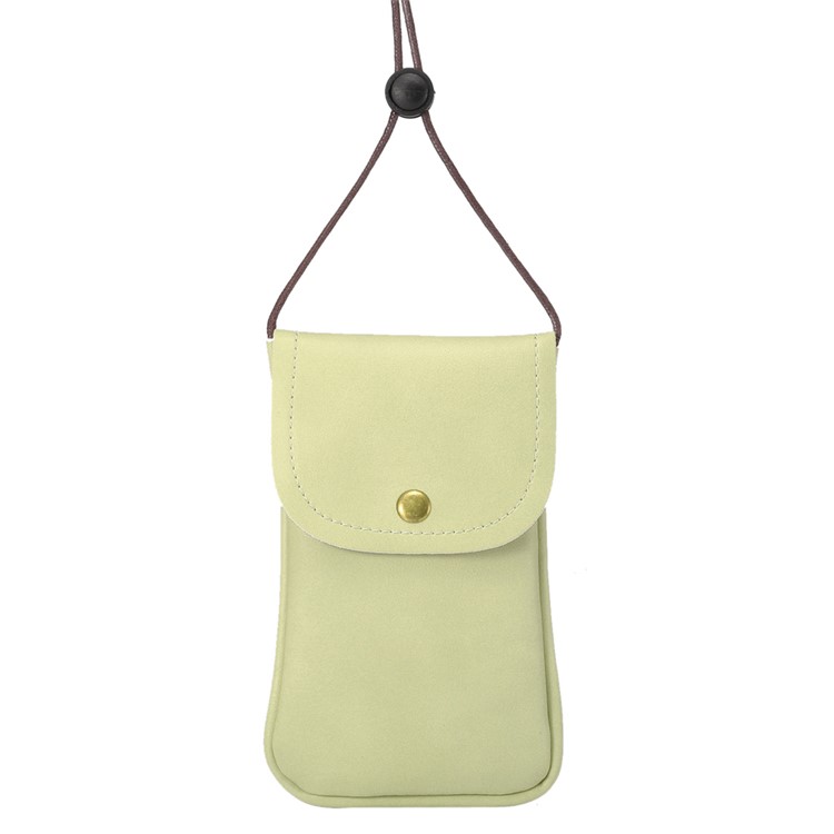PU Leather Pouch Case with Strap for iPhone 8 Plus / X / 8/ 6s Plus / Samsung Galaxy Note5, Size: 16.5 x 9.5cm - Green-1