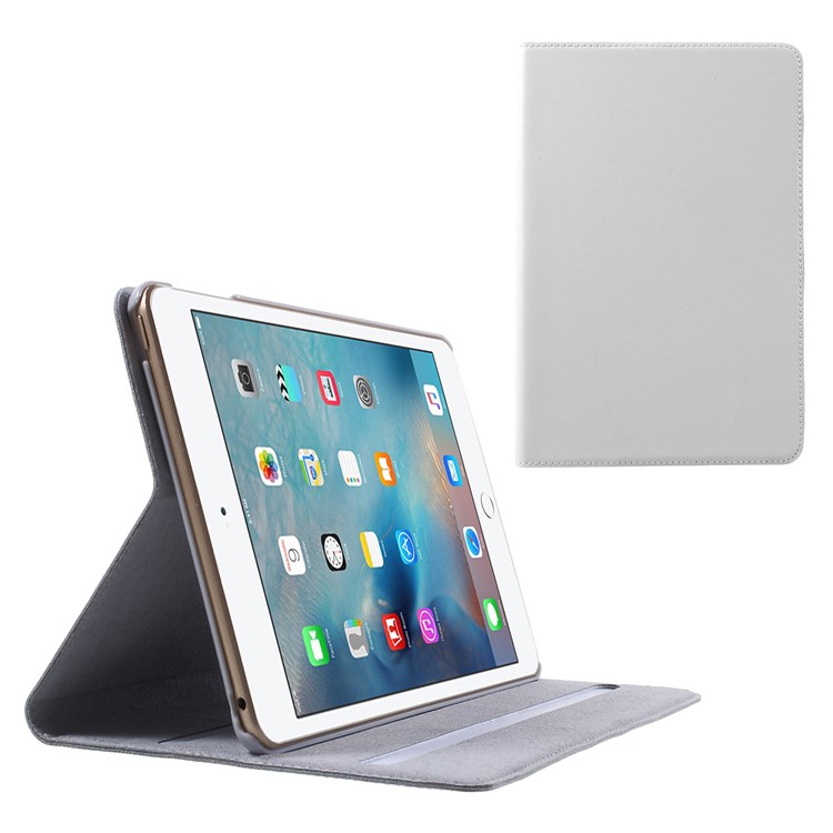 

DOORMOON Genuine Leather Smart Stand Cover for iPad mini 4 - White