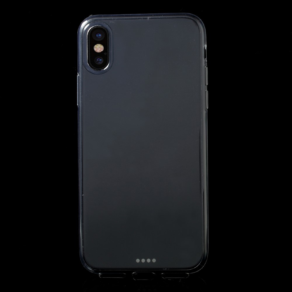 Ultra Thin See-através do Soft TPU Case para iPhone X / Ten 5.8 inch - transparente-2
