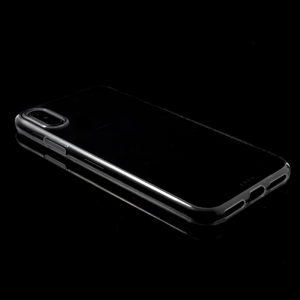 Ultra Thin See-através do Soft TPU Case para iPhone X / Ten 5.8 inch - transparente-3