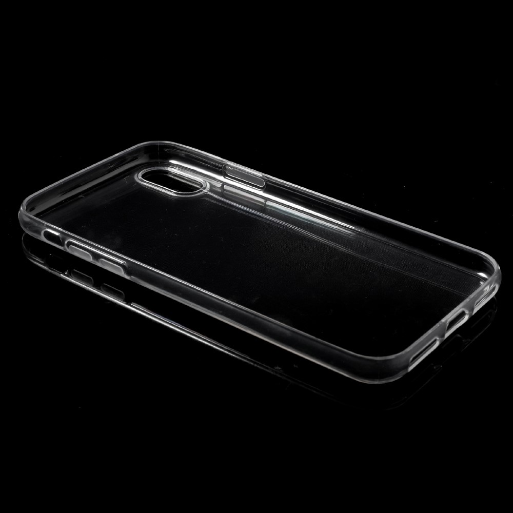 Ultra Thin See-através do Soft TPU Case para iPhone X / Ten 5.8 inch - transparente-4