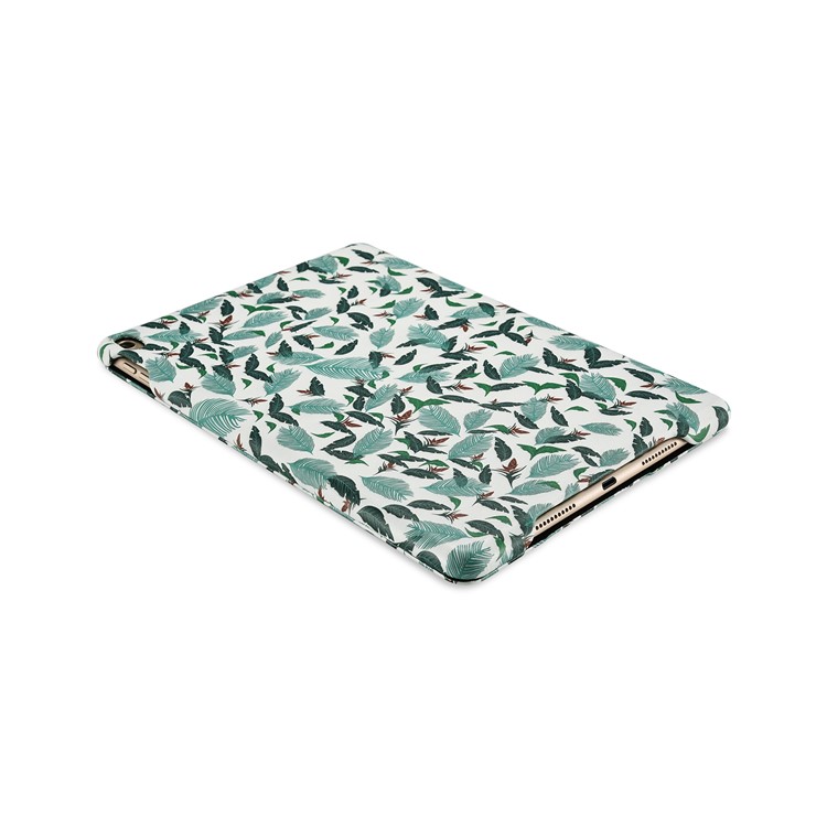 XOOMZ Pattern Printing Smart Leather Tri-fold Stand Case for iPad Pro 10.5 (2017) - Different Leaves-11