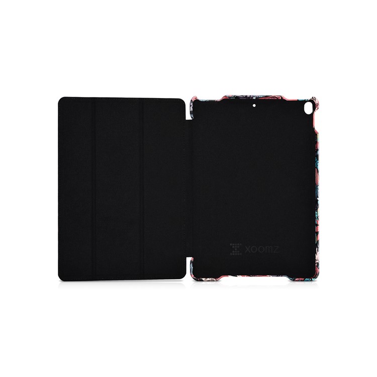XOOMZ Pattern Printing Smart Leather Tri-fold Stand Case for iPad Pro 10.5 (2017) - Different Leaves-12