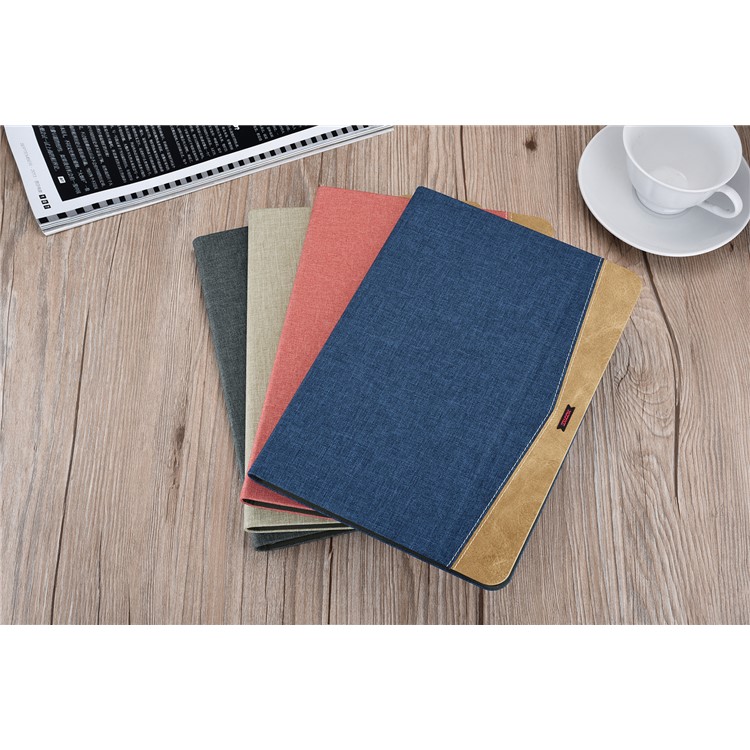 XOOMZ Cloth Texture Stand Leather Smart Case for iPad Pro 10.5-inch (2017) - Dark Grey-2