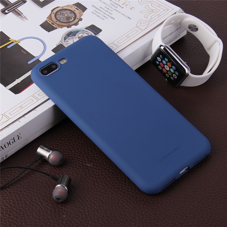 

MOLAN CANO Anti-scratch TPU Back Phone Cover for iPhone 8 Plus / 7 Plus 5.5 inch - Dark Blue